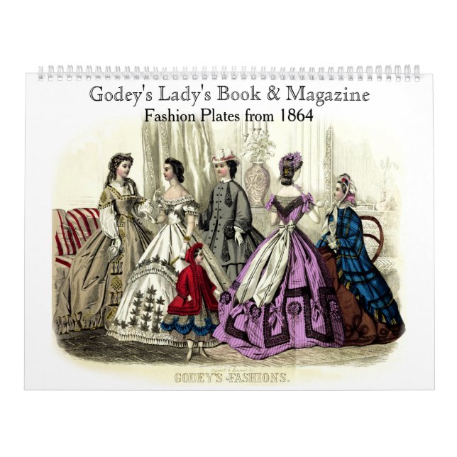 Godey's Lady's Book & Magazine 1864 Fashion Teller Kalender (Titelbild)