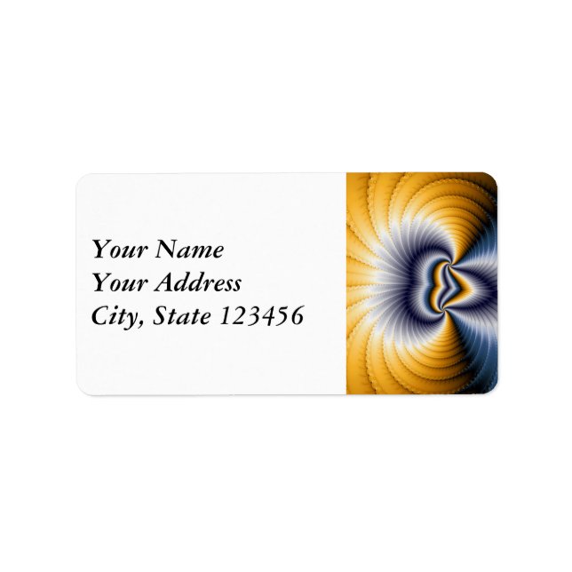 Godless - Fraktal Adressaufkleber (Vorne)