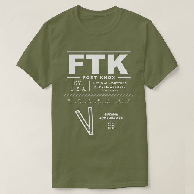 Godman Army Airfield FTK T-Shirt (Design vorne)