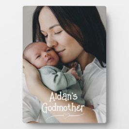 Godmatergeschenk! Süßes Foto Fotoplatte