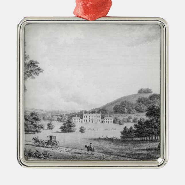Godmersham Kent Park Silbernes Ornament (Vorne)