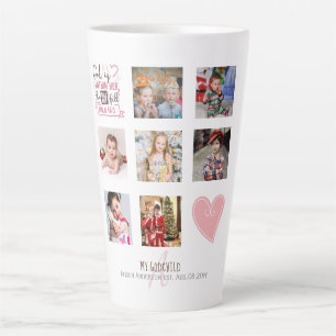 GODMOTHER FOTO COLLAGE Geschenk mit Vers bearbeite Milchtasse