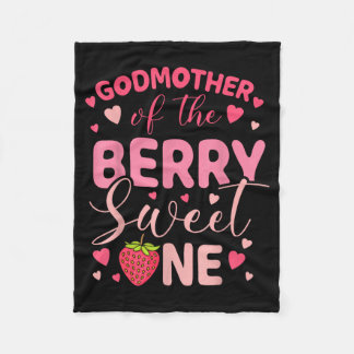 Godmother of the berry sweet one strawberry first fleecedecke