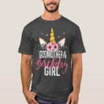 Godmother Of The Birthday Girl Mother Gift Unicorn T-Shirt<br><div class="desc">Godmother Of The Birthday Girl Mother Gift Unicorn Birthday .</div>