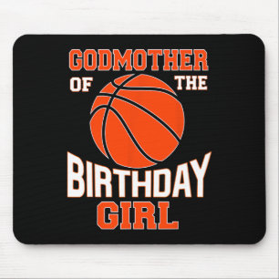 Godmutter Bysketbyll Birthday Girl Family Byller B Mousepad