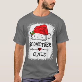 Godmutter Claus Christmas Light Pajama Family Matc T-Shirt