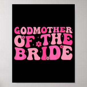 Godmutter der Braut Hochzeitsfeier Familiencostum Poster