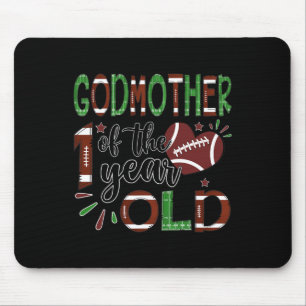 Godmutter des 1-jährigen Fußballs 1. Jahr ab Mousepad