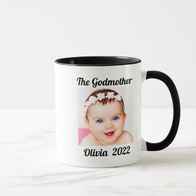 Godmutter des Personalisierten Fotos Godtochter Na Tasse (Rechts)