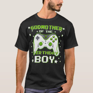 Godmutter of the Birthday Boy Gift Video Game Birt T-Shirt