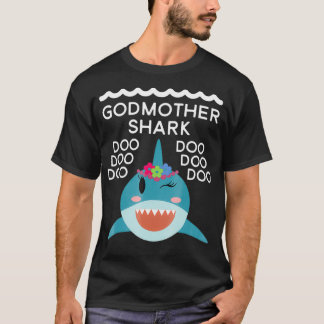 Godmutter Shark Shirt Matching Family Shark tshi