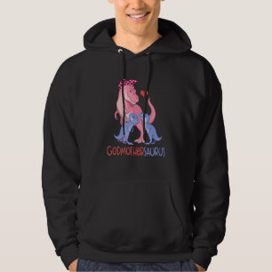 Godmuttersaurus Rex Dinosaur Godmutter Saurus Fami Hoodie