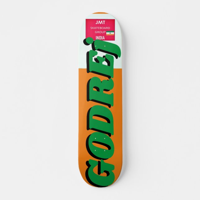 GODREJ JMT INDIA 7 3/4" Skateboard Deck (Vorne)