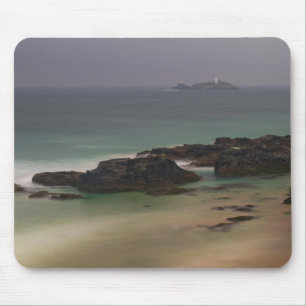 Godrevy Leuchtturm, Cornwall, Großbritannien Mousepad