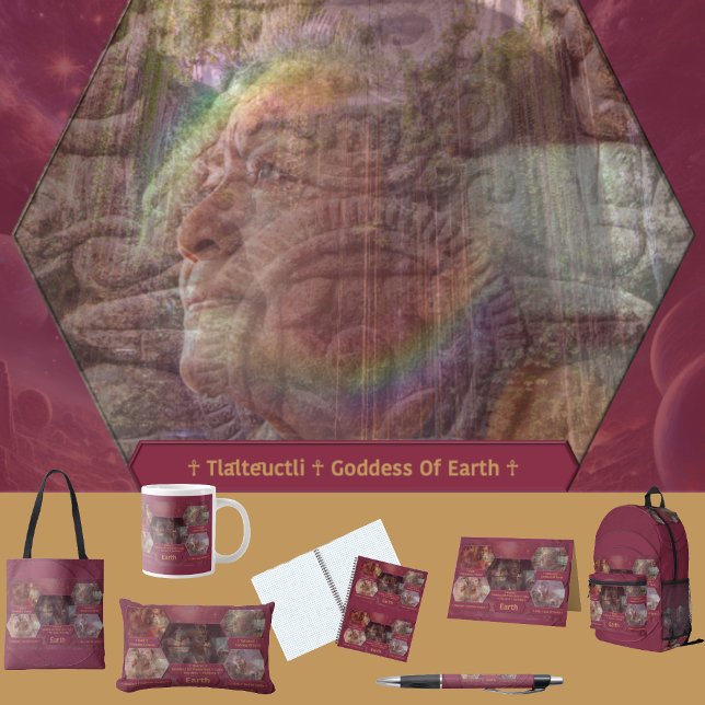 Gods and Goddess Of Earth Lendenkissen (Get the full “Gods + Goddesses Of Earth” collection at: https://bit.ly/OurAncestorsZazzle)