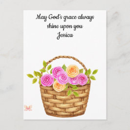 God's Grace Postcard Postkarte