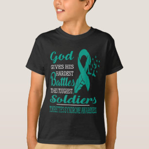 Gods Hardest Soldiers - Tourettes Syndrom Awarenes T-Shirt