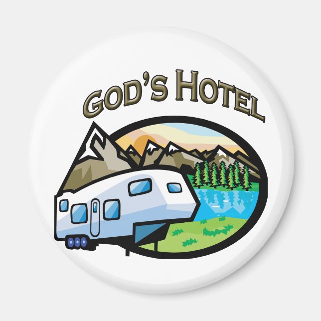 Gods Hotel Magnet (Vorne)