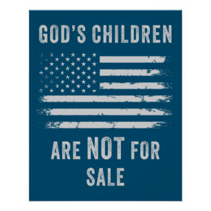 GODs Kinder sind nicht zum Verkauf - Freedom Sound Poster