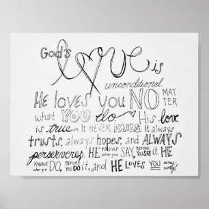 God's Love Poster