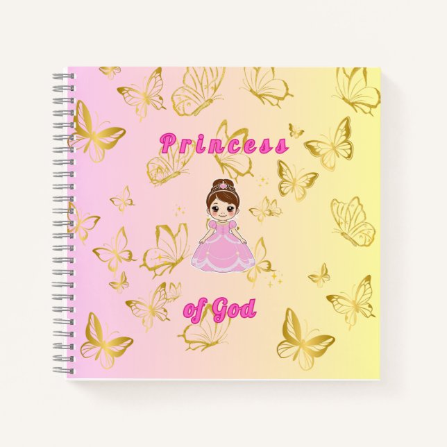 God's princess edition girls notizbuch (Vorderseite)