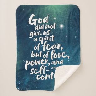 GOD's Spirit of Liebe - NO FEAR - POWER Bible Vers Sherpadecke