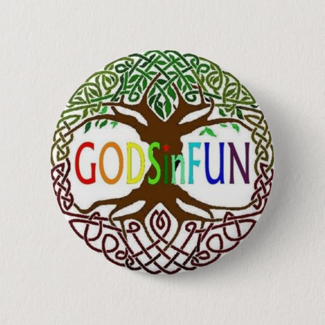 GODSinFUN  Button (Vorderseite)