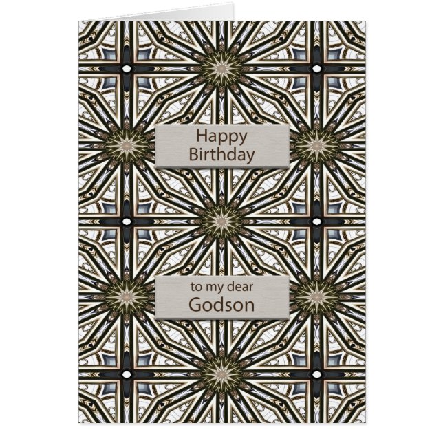 Godson Birthday Abstrakt Mandala Design (Vorne)