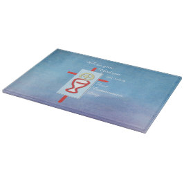 Godson, Erste Heilige Kommunion, Blau Schneidebrett
