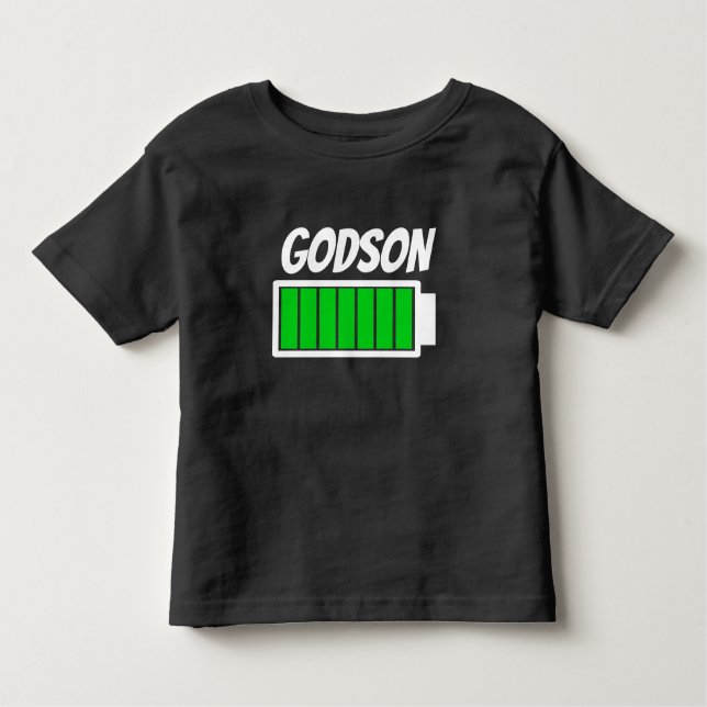 Godson High Battery Power Energy Spaß Kleinkind T-shirt (Vorderseite)