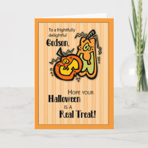 Godson Pumpkins Halloween Karte