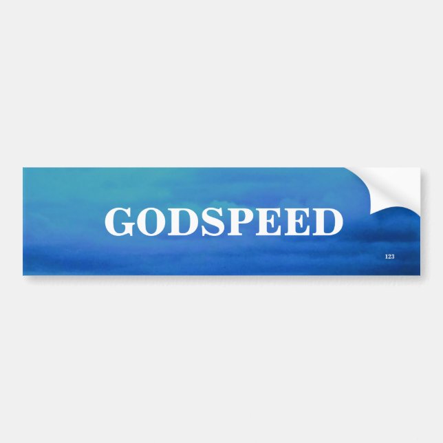 GODSPEED-AUTOAUFKLEBER AUTOAUFKLEBER (Vorne)
