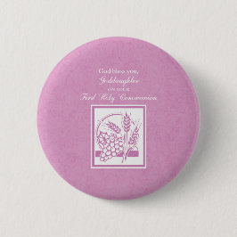 Godtochter Erste Kommune, Rosa Button