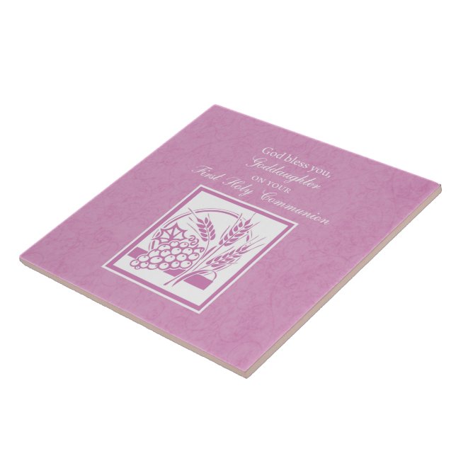 Godtochter Erste Kommune, Rosa Fliese (Seite)