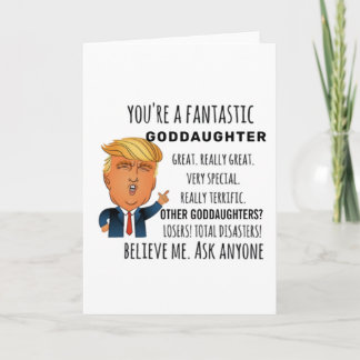 Godtochter Funny Birthday Geschenk Bestes Geschenk Karte