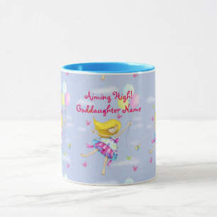 Godtochter Gift Girly Motivierend Personalisiert Tasse