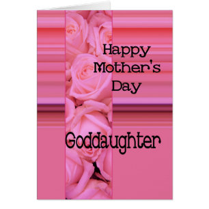 Godtochter Happy Mother Day Rose Card