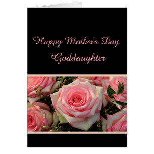 Godtochter Happy Mother Day Rose Card