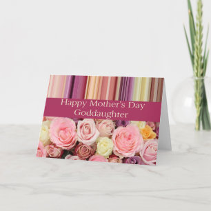 Godtochter Happy Mother Day Rose Card Karte