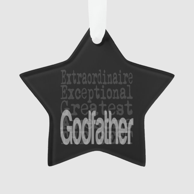 GodVater Extraordinaire Ornament (Vorderseite)
