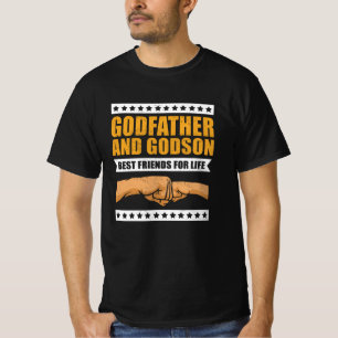 Godvater und Godson Beste Lebensfreunde Geschenk T-Shirt