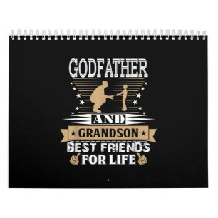 Godvater und Grandson Beste Lebensfreunde Kalender