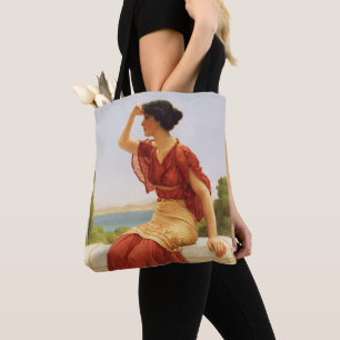 Godward Das Signal Schöne Frauenporträt Kunst