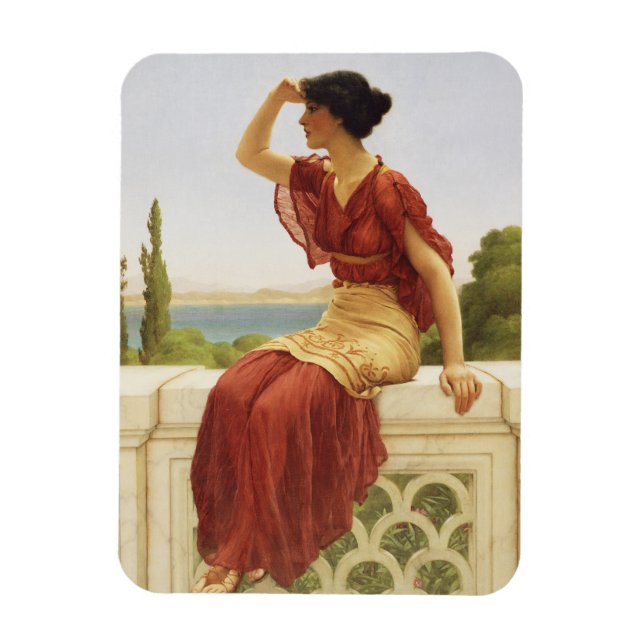 Godward Das Signal Schöne Portrait-Frau Kunst Magnet (Vertikal)