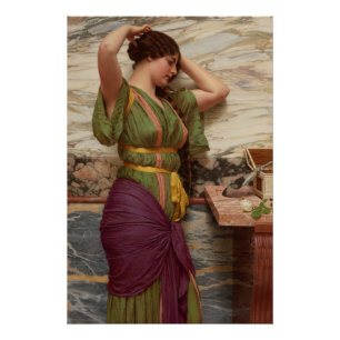 Godward Eine faire Reflektion CC0631 Perfect Poste Poster