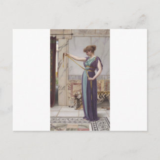 Godward - Eine pompeische Lady Postkarte