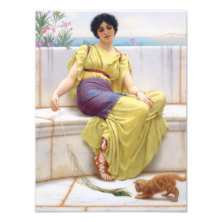 Godward Idleness Classic Malerei Fotodruck