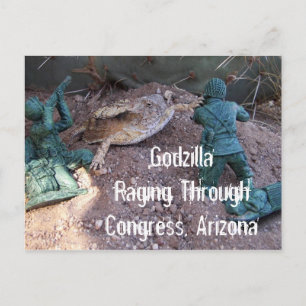 Godzilla Rating Through Congress Postkarte