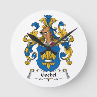Goebel Familienwappen Runde Wanduhr