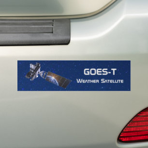 GOES-T-Wettersatellite Autoaufkleber